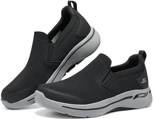 斯凯奇 Go Walk Arch Fit-Conference '黑灰' 216260-BKGY Shop 斯凯奇 Go Walk Arch Fit-Conference '黑灰' 216260-BKGY