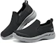 Shop 斯凯奇 Go Walk Arch Fit-Conference '黑灰' 216260-BKGY
