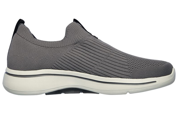 Order Skechers Go Walk Arch Fit-Iconic 懶人運動休閒鞋 灰褐色