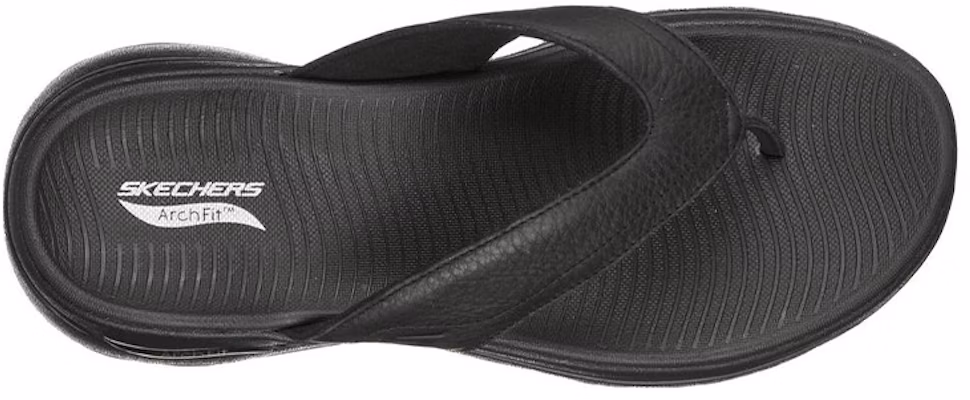 Skechers Go Walk Arch Fit-Sandal 'Hitam' 229022-BBK Shop Skechers Go Walk Arch Fit-Sandal 'Hitam' 229022-BBK