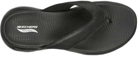 Shop Skechers Go Walk Arch Fit Sandale ''Schwarz'' 229022-BBK