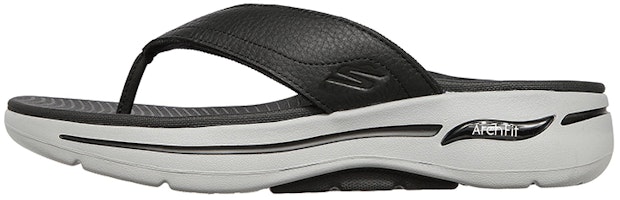 Skechers Go Walk Arch Fit-Sandal 'Black Grey' 229022-BKGY Skechers Go Walk Arch Fit-Sandal 'Black Grey' 229022-BKGY