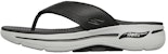 Skechers Go Walk Arch Fit-Sandal 'Hitam Kelabu' 229022-BKGY