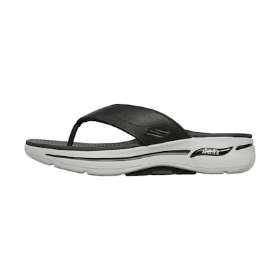 Skechers Go Walk Arch Fit-Sandal 'Black Grey'