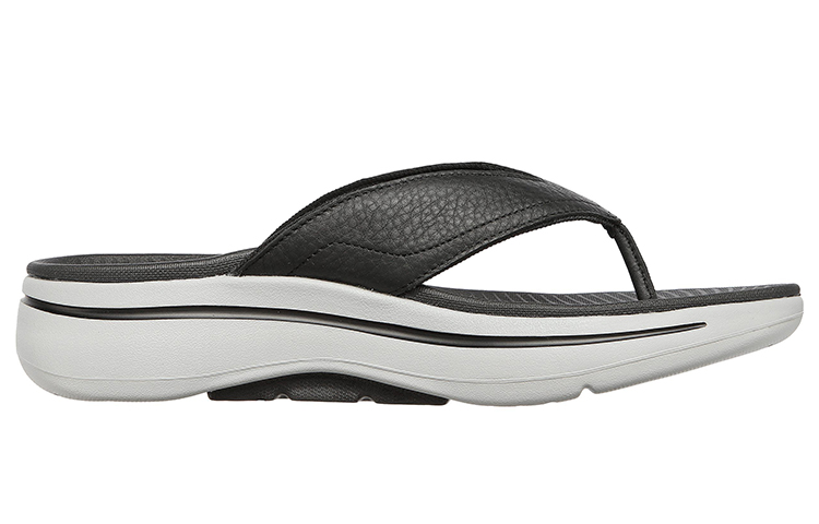 Order Skechers Go Walk Arch Fit-Sandalia 'Negro Gris' 229022-BKGY