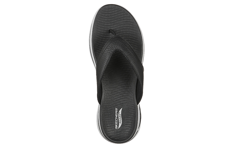 Lookbook Skechers Go Walk Arch Fit-Sandalia 'Negro Gris' 229022-BKGY