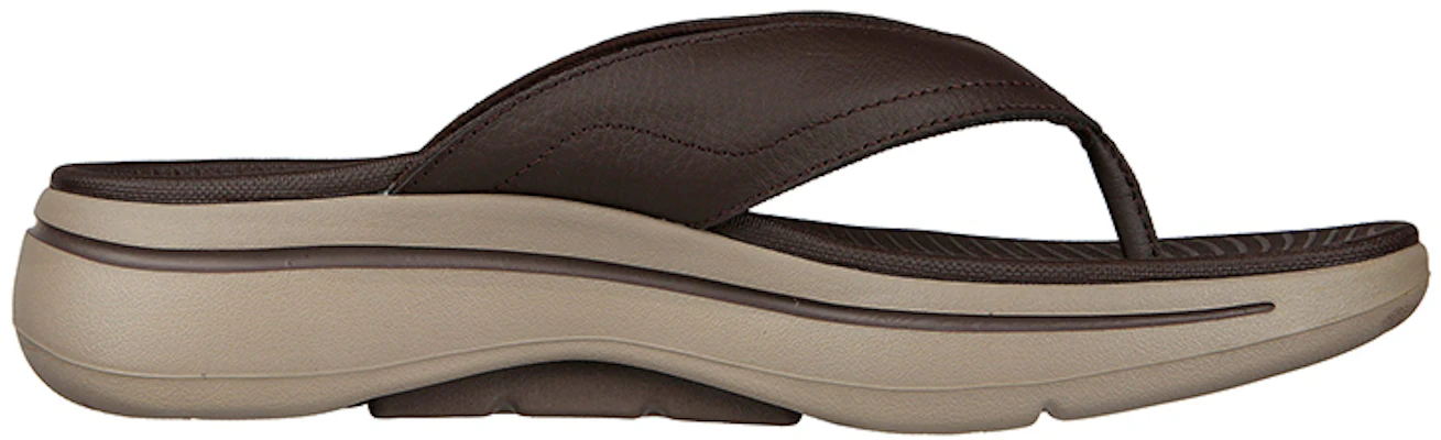 Skechers Go Walk Arch Fit-Sandal 'Brown' 229022-BRN Order Skechers Go Walk Arch Fit-Sandal 'Brown' 229022-BRN