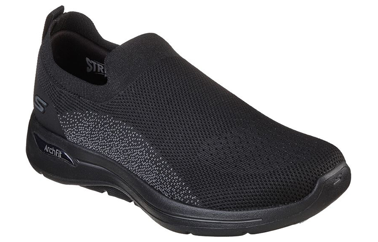 Lookbook Skechers Go Walk Arch Fit-Seltos 'Black Comfort Breathable Casual' 216136-BBK