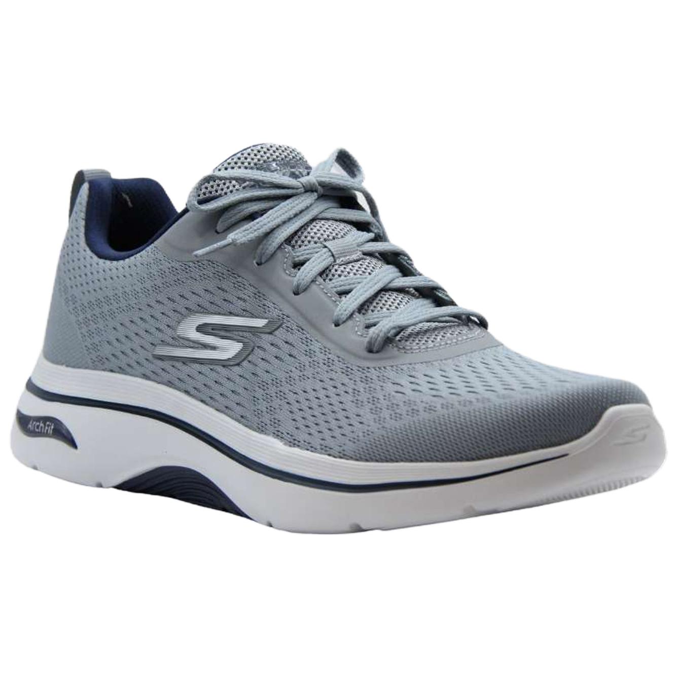 Lookbook スケッチャーズ GOwalk Arch Fit 2.0 グレー/ホワイト 216516-GRY