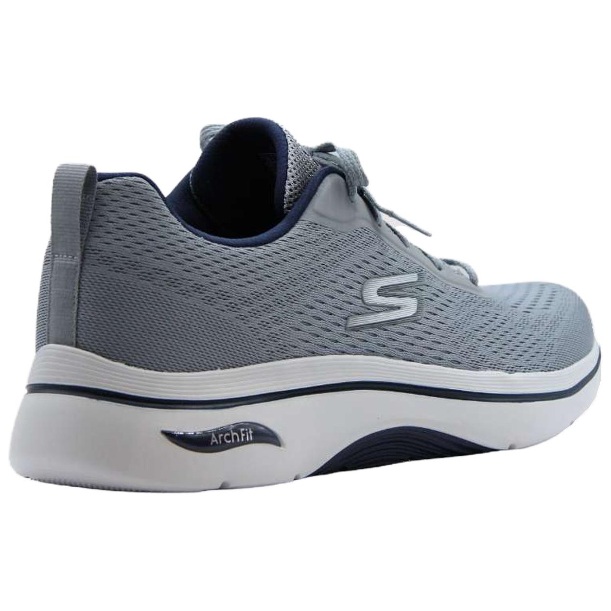 Shop スケッチャーズ GOwalk Arch Fit 2.0 グレー/ホワイト 216516-GRY