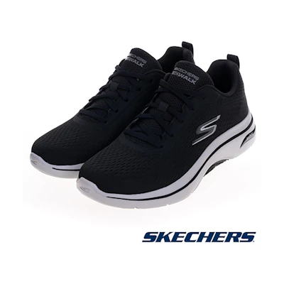 SKECHERS GO WALK ARCH FIT 2.0 Walking Shoes Black/White Black and white Black and white