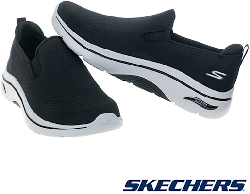 SKECHERS GO WALK ARCH FIT 2.0 Walking Shoes Black/White Black and White 216518BKGY Lookbook SKECHERS GO WALK ARCH FIT 2.0 Walking Shoes Black/White Black and White 216518BKGY