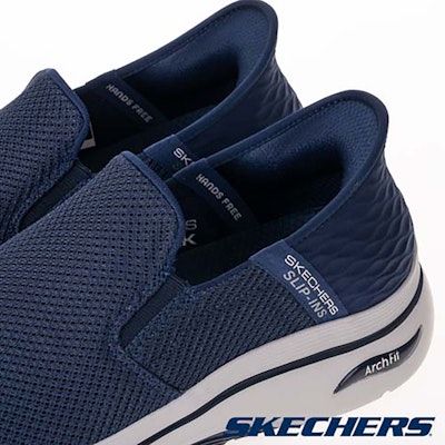 SKECHERS GO WALK ARCH FIT 2.0 Walking Shoes Blue Indigo 216600NVY Details for SKECHERS GO WALK ARCH FIT 2.0 Walking Shoes Blue Indigo 216600NVY
