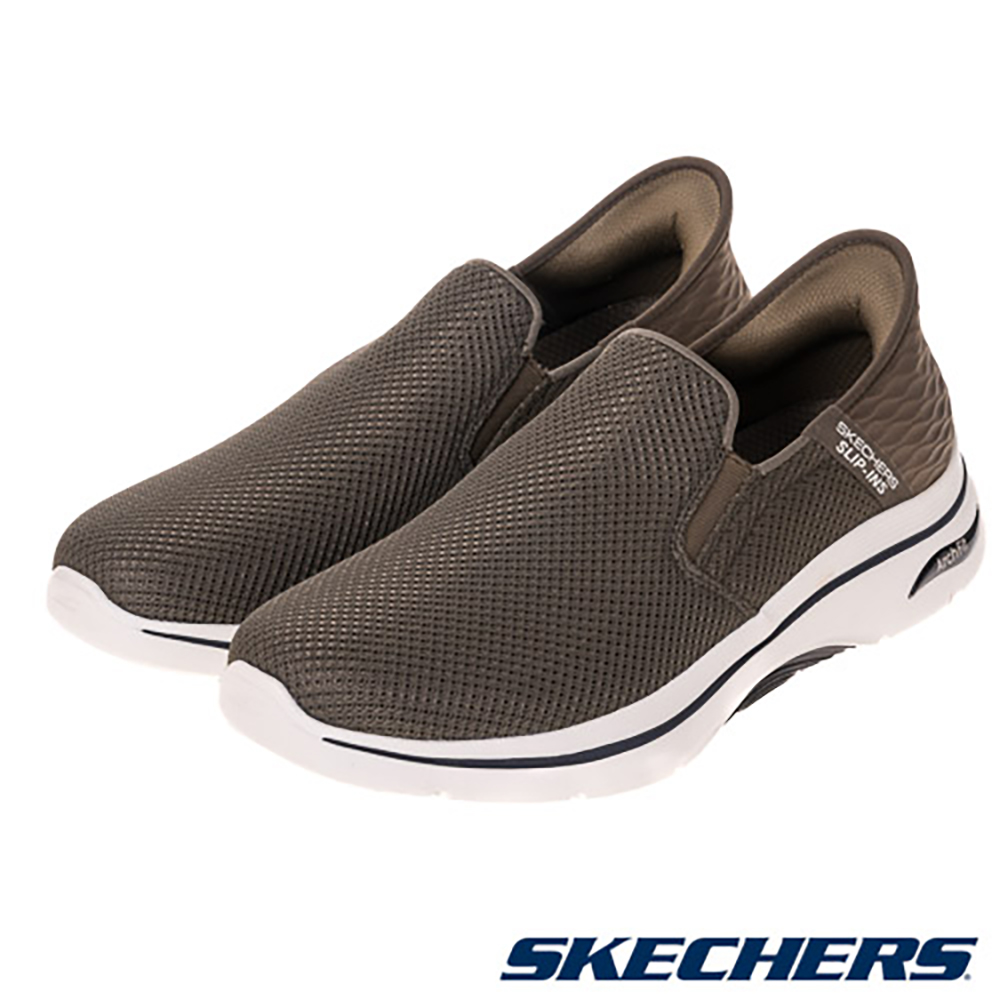 SKECHERS Go Walk Arch Fit 2.0 Walking Shoes Brown Palm tree 216600OLV