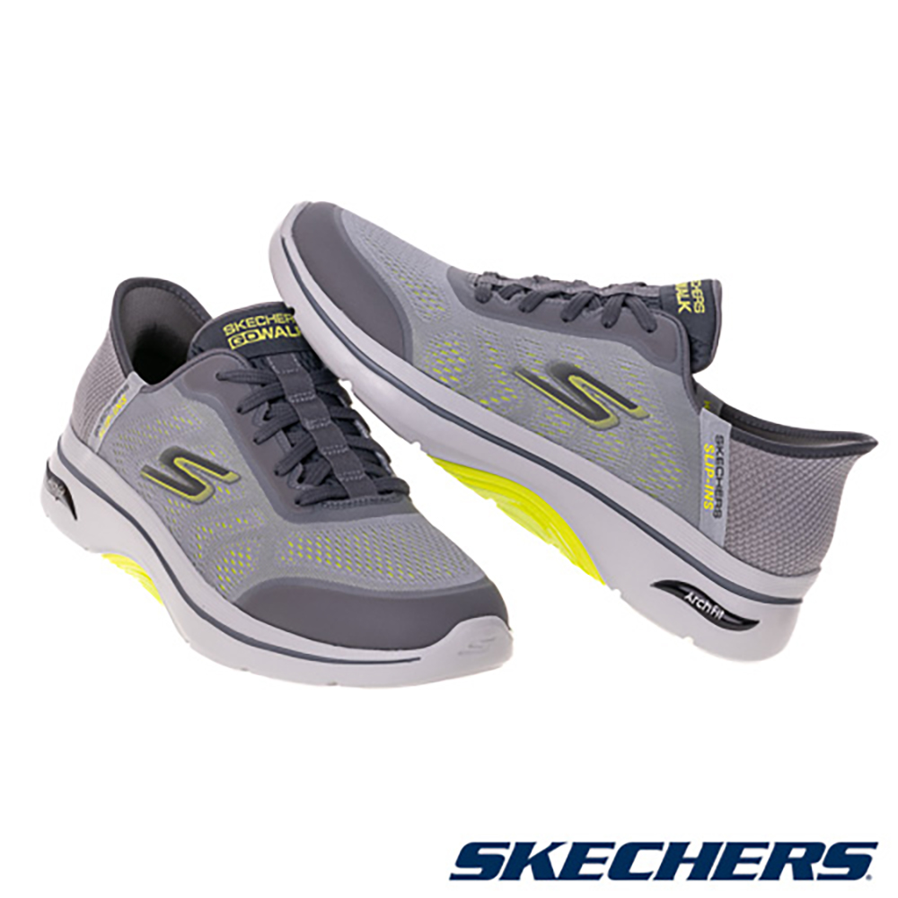 Lookbook SKECHERS GO WALK ARCH FIT 2.0 Sepatu Jalan Abu-Abu Ash 216604GYLM