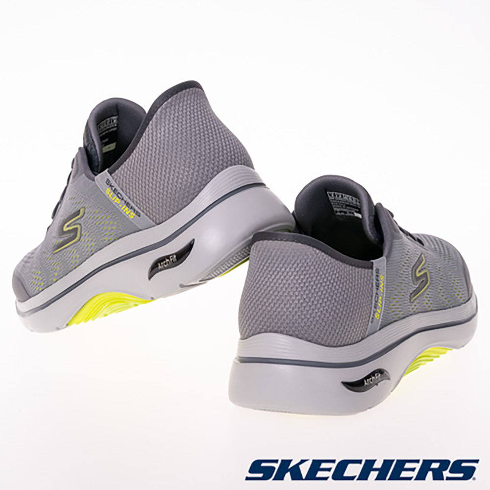 Cheap SKECHERS GO WALK ARCH FIT 2.0 Sepatu Jalan Abu-Abu Ash 216604GYLM