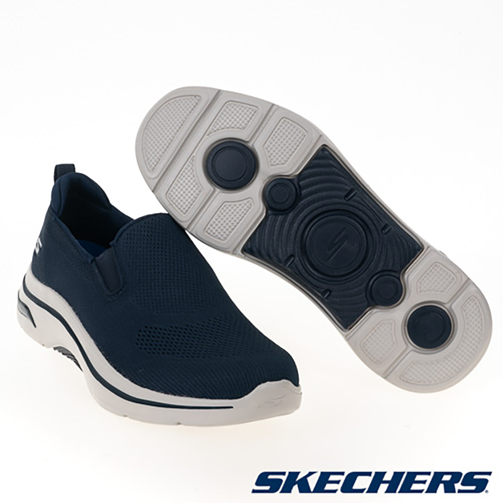 Shop スケッチャーズ GO WALK ARCH FIT 2.0 ウォーキングシューズ ネイビーブルー 216518NVY