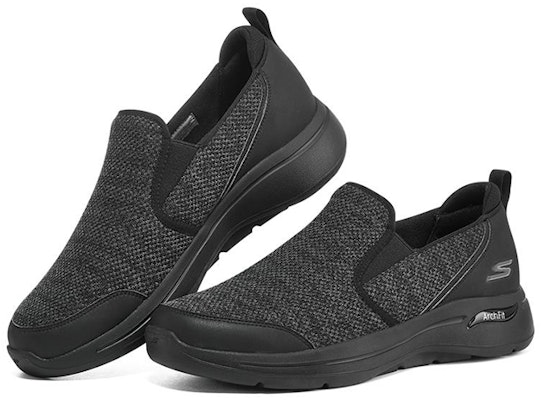 Skechers 健走鞋 Arch Fit 簡約舒適 低幫運動休閒鞋 黑色 Lookbook Skechers 健走鞋 Arch Fit 簡約舒適 低幫運動休閒鞋 黑色