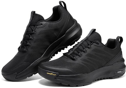 Skechers Go Walk Arch Fit 防滑耐磨 低筒 戶外功能鞋 男款 全黑色 Lookbook Skechers Go Walk Arch Fit 防滑耐磨 低筒 戶外功能鞋 男款 全黑色