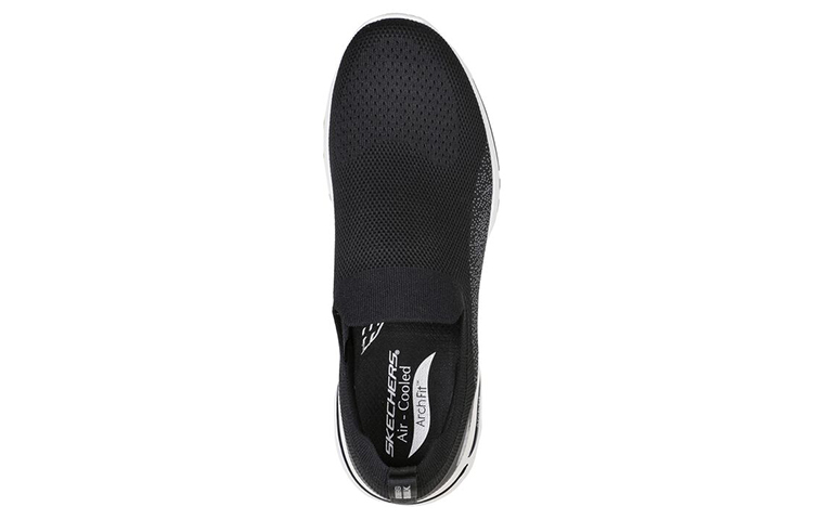 Shop Skechers Go Walk Arch Fit 'Black Grey Slip-On' 216136-BKGY