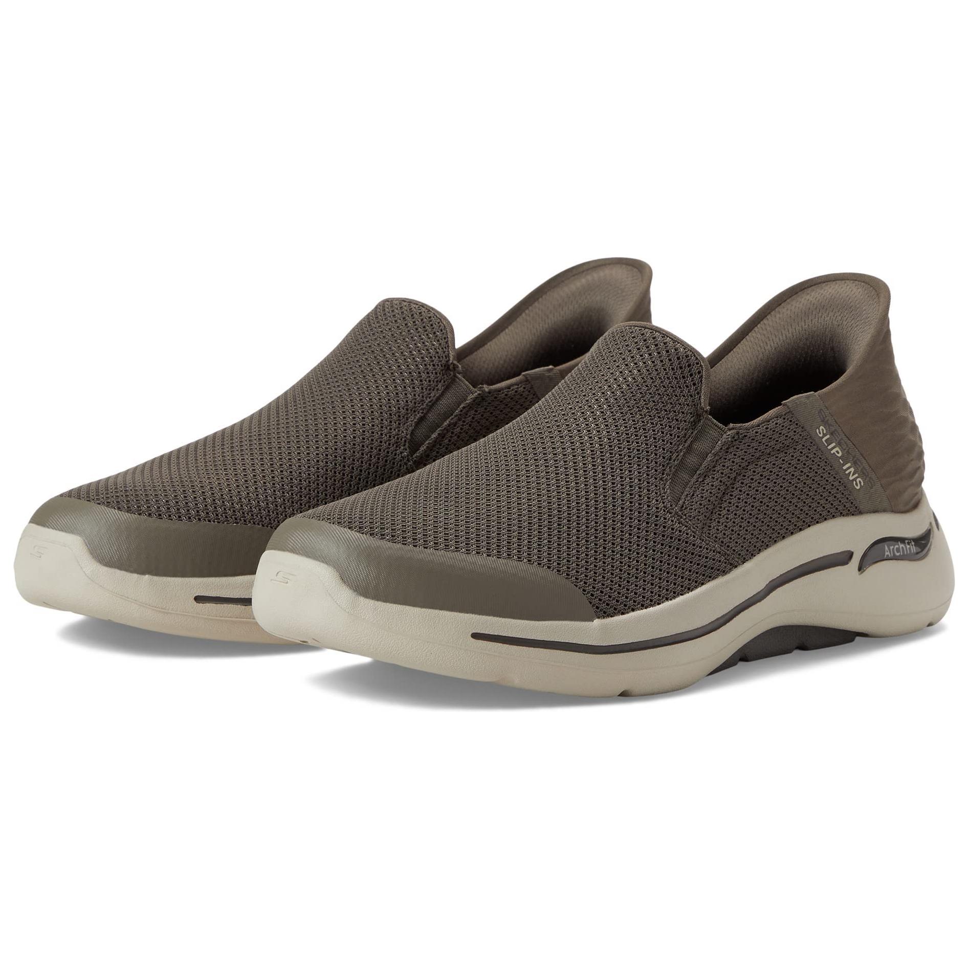 Order Skechers Go Walk Arch Fit 減震 低筒 生活休閒鞋 男款 棕色