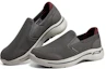 Lookbook Skechers Go Walk Arch Fit 柔軟舒適 緩震 防滑耐磨 低筒 運動休閒鞋 男款 栗色