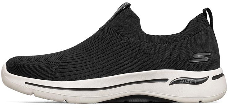 skechers-go-walk-arch-fit-lazy-man-low-top-runner-black-216118-bkw