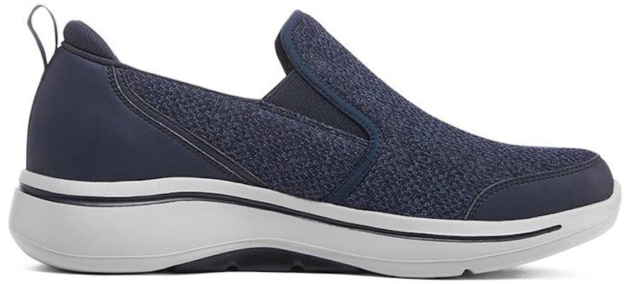 Skechers Go Walk Arch Fit 輕便透氣 低幫運動休閒鞋 海軍藍色 Order Skechers Go Walk Arch Fit 輕便透氣 低幫運動休閒鞋 海軍藍色