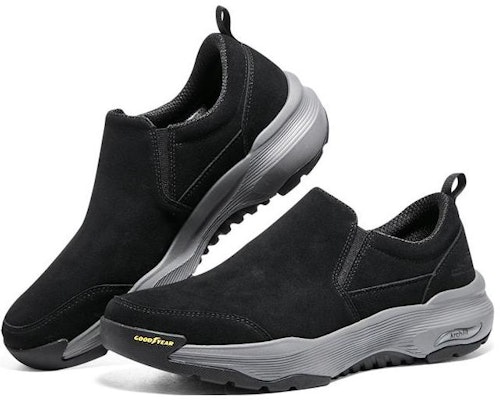 Skechers Go Walk Arch Fit 減震透氣 低筒 跑步鞋 男款 黑色 Lookbook Skechers Go Walk Arch Fit 減震透氣 低筒 跑步鞋 男款 黑色