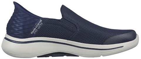 Skechers GO WALK Arch Fit 閃著鞋 一腳蹬運動休閒鞋 藍白 Order Skechers GO WALK Arch Fit 閃著鞋 一腳蹬運動休閒鞋 藍白