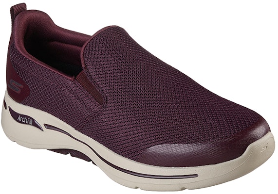 スケッチャーズ GOwalk Arch Fit トグパス マルーン 216121-BURG Lookbook スケッチャーズ GOwalk Arch Fit トグパス マルーン 216121-BURG
