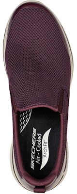 スケッチャーズ GOwalk Arch Fit トグパス マルーン 216121-BURG Shop スケッチャーズ GOwalk Arch Fit トグパス マルーン 216121-BURG
