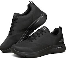 Skechers Go Walk Arch Fit Hitam 216123-BBK Lookbook Skechers Go Walk Arch Fit Hitam 216123-BBK