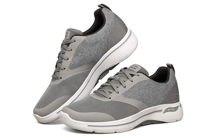 Lookbook Skechers Go Walk Arch Fit Kelabu 'Putih Abu-Abu' 216123-GRY