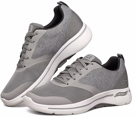 Skechers Go Walk Arch Fit Kelabu 'Putih Abu-Abu' 216123-GRY Lookbook Skechers Go Walk Arch Fit Kelabu 'Putih Abu-Abu' 216123-GRY
