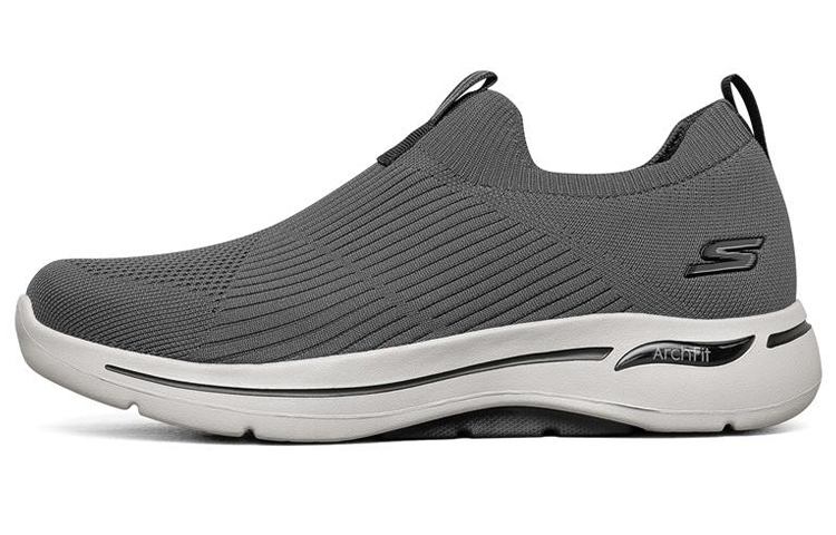 Skechers Go Walk Arch Fit Low-Top Grey 'Black' 216118-CCBK