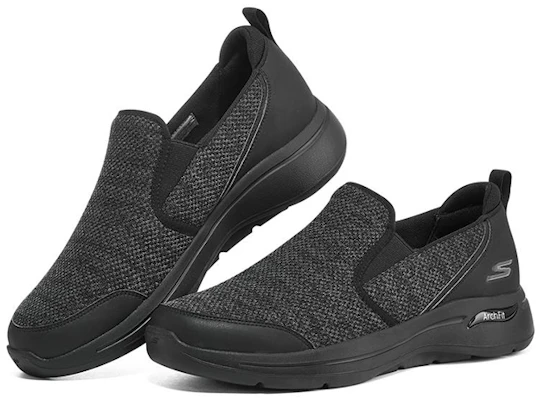 Skechers Go Walk Arch Fit Mocassini Neri Bassi da Donna 216183-BBK Lookbook Skechers Go Walk Arch Fit Mocassini Neri Bassi da Donna 216183-BBK