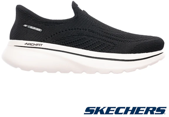 Skechers 女款健走鞋 Go Walk Arch Fit N-Joy 慢跑鞋 125843BLK Order Skechers 女款健走鞋 Go Walk Arch Fit N-Joy 慢跑鞋 125843BLK