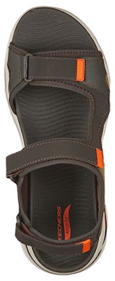 Skechers Go Walk Arch Fit Sandal 'Hitam Hijau Oren' 229021-OLOR Lookbook Skechers Go Walk Arch Fit Sandal 'Hitam Hijau Oren' 229021-OLOR