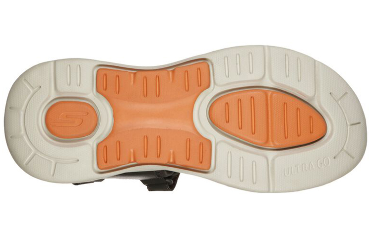 Shop Skechers Go Walk Arch Fit Sandal 'Hitam Hijau Oren' 229021-OLOR