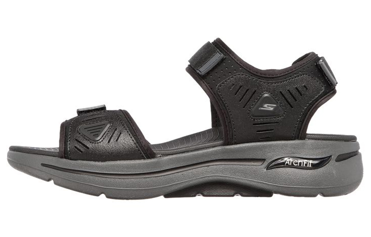 Skechers Go Walk Arch Fit Sandal 'Black Grey' 229020-BKCC