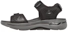 Buy Skechers Go Walk Arch Fit Sandal 'Black Grey' 229020-BKCC