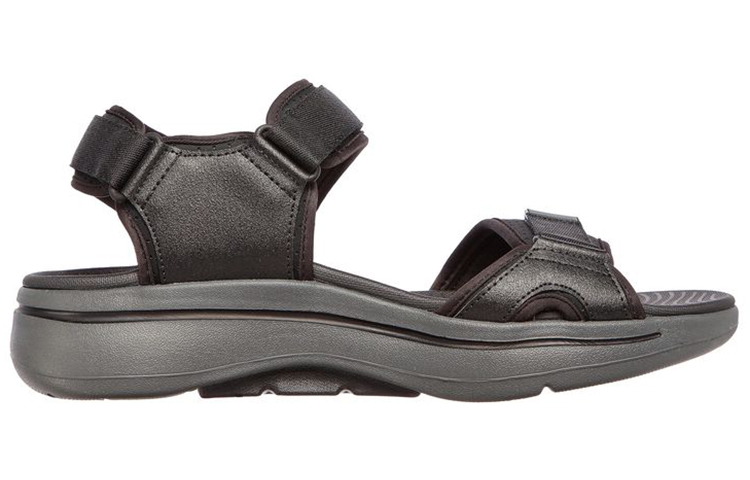 Order Skechers Go Walk Arch Fit Sandal 'Black Grey' 229020-BKCC
