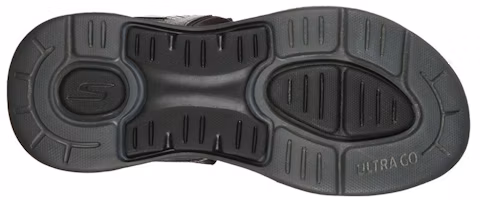 Purchase Skechers Go Walk Arch Fit Sandale ''Schwarz Grau'' 229020-BKCC