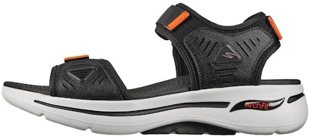 Skechers Go Walk Arch Fit Sandal 'Black Orange' 229020-BKOR Skechers Go Walk Arch Fit Sandal 'Black Orange' 229020-BKOR