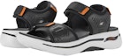 Lookbook Skechers Go Walk Arch Fit Sandal 'Hitam Oren' 229020-BKOR