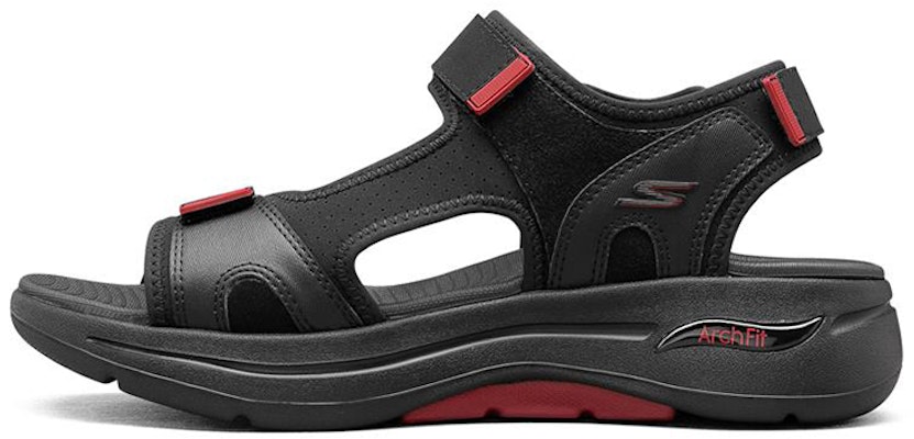 Skechers Go Walk Arch Fit Sandal 'Hitam Merah' 229021-BKRD Buy Skechers Go Walk Arch Fit Sandal 'Hitam Merah' 229021-BKRD