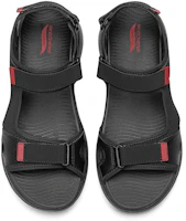 Shop Skechers Go Walk Arch Fit Sandale ''Schwarz Rot'' 229021-BKRD