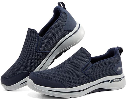 Kasut Skechers Go Walk Arch Fit 'Navy'. 216260-NVY Lookbook Kasut Skechers Go Walk Arch Fit 'Navy'. 216260-NVY