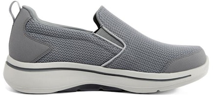 Skechers Go Walk Arch Fit 一腳蹬運動休閒鞋 炭灰 Order Skechers Go Walk Arch Fit 一腳蹬運動休閒鞋 炭灰